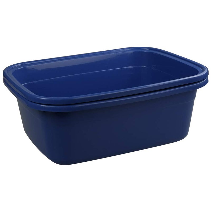 Saedy Plastic Washing Basin, 18 Quart Dishpan, Pack of 2 - Image 5